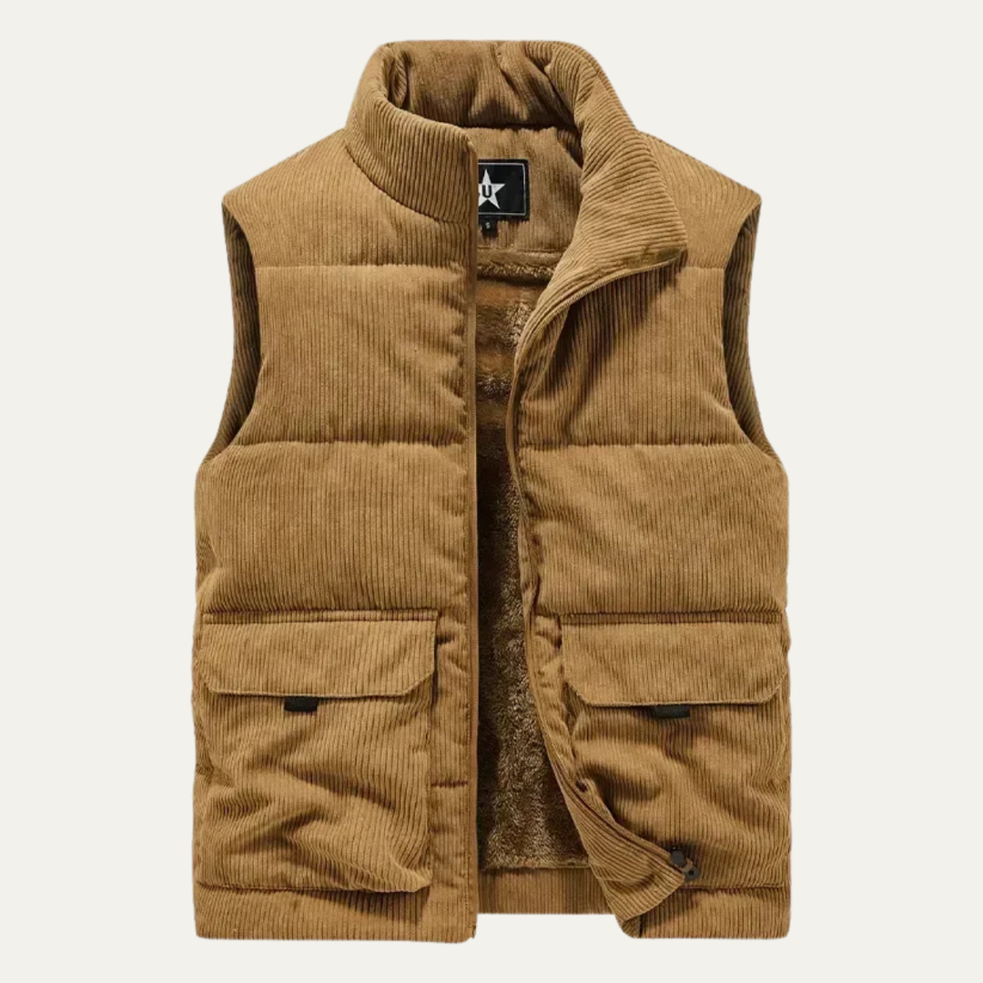 The Sintra Winter Wool Padded Sleeveless Vest