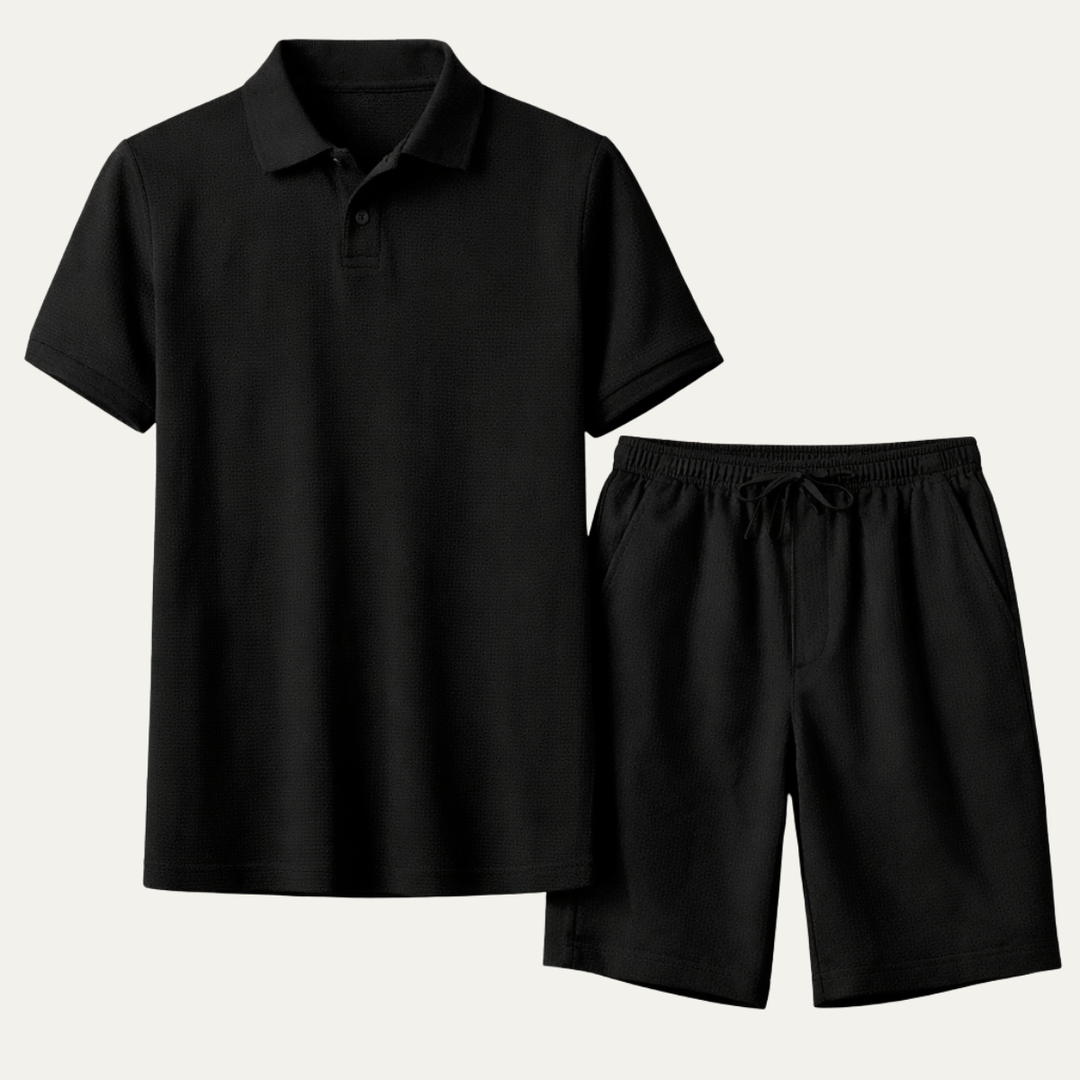 The Ashwood Creek Men’s Casual Co Ord Set –  Shirt & Shorts