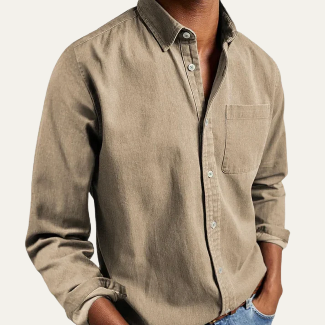 The Casale Men's Casual Long Sleeve Button Shirt