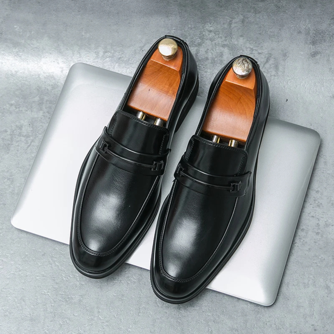 The Bronte Men’s Formal Leather Slip On Business Dress Shoes