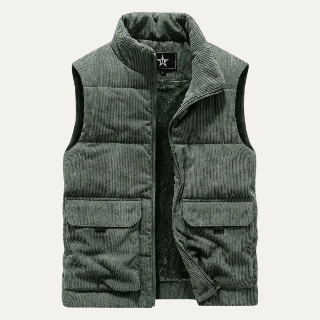 The Sintra Winter Wool Padded Sleeveless Vest