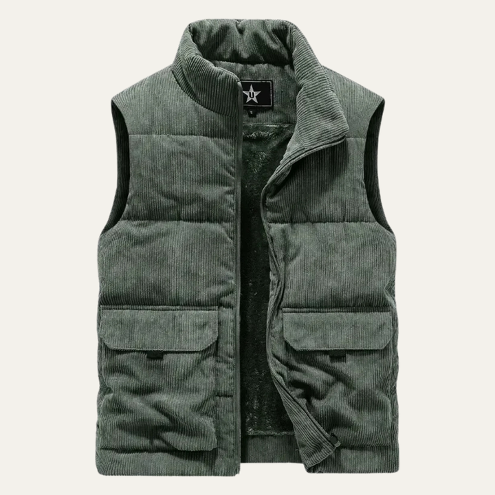 The Sintra Winter Wool Padded Sleeveless Vest