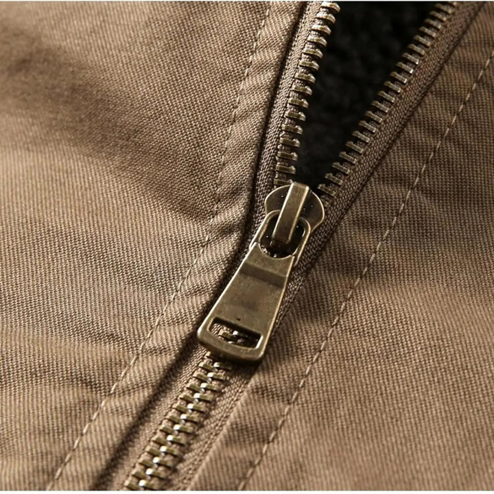 The Wareham Men’s Shearling Line Winter Bomber Jacket