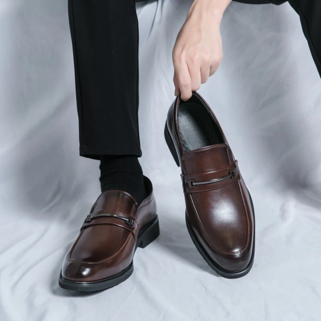 The Bronte Men’s Formal Leather Slip On Business Dress Shoes