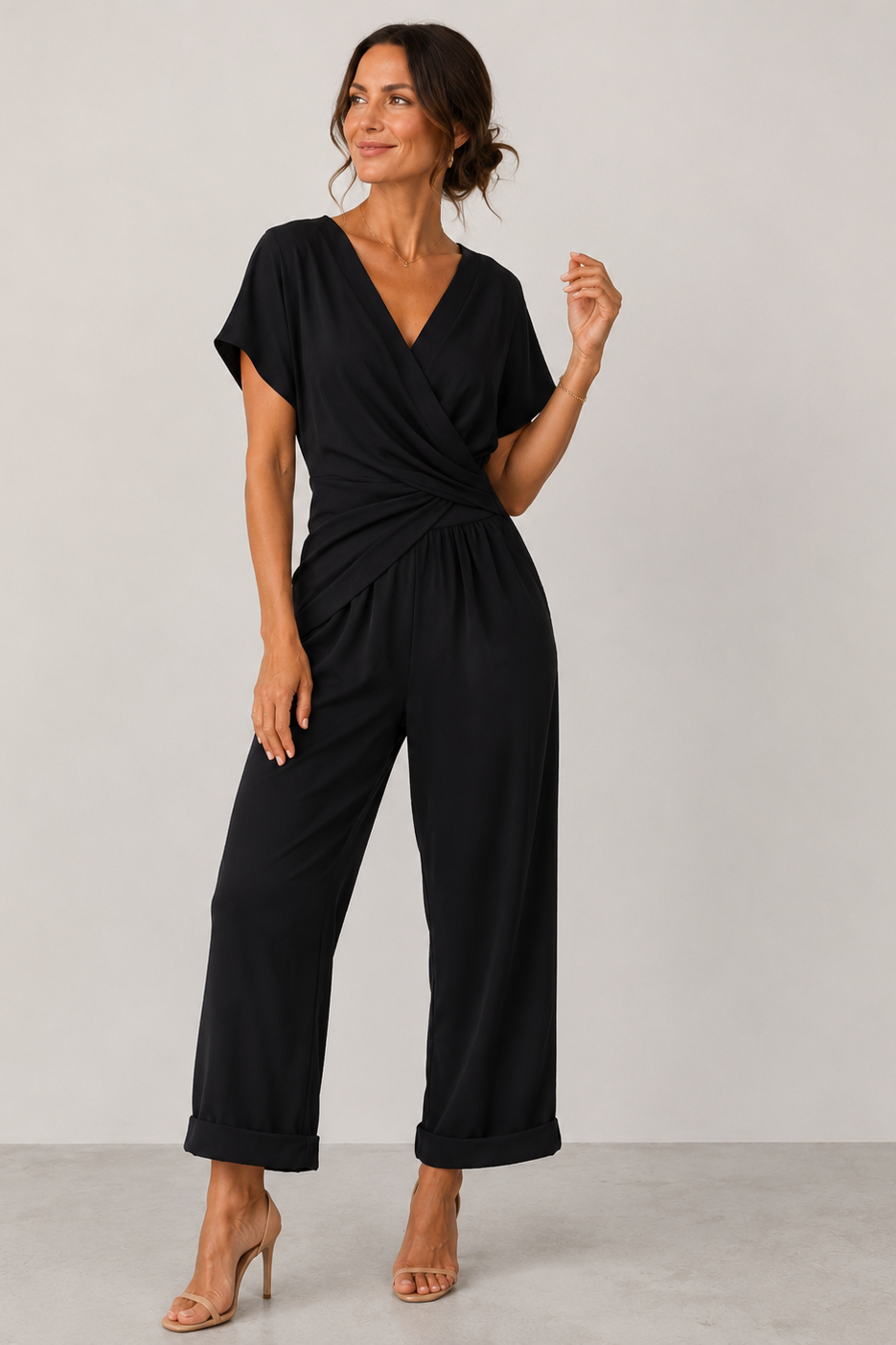 Women's Wrap Front Jumpsuit