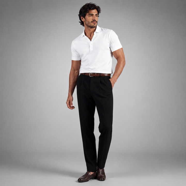 The Brookline Men’s Classic Straight Leg Loose Fit Linen Pants