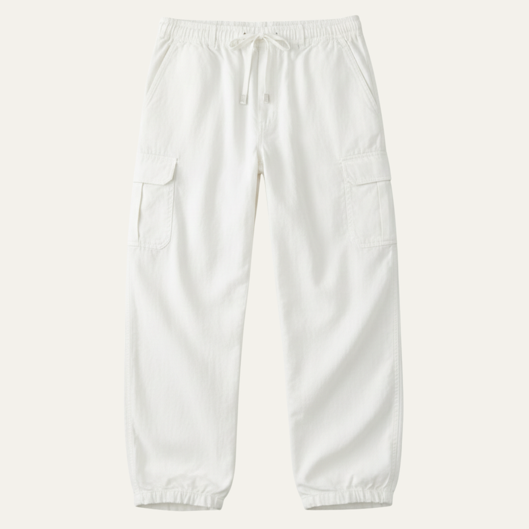 The Silverridge Men’s Loose Fit Multi Pocket Cotton Soft Cargo Pants