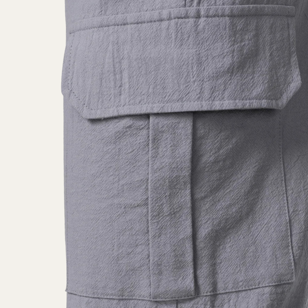 The Silverridge Men’s Loose Fit Multi Pocket Cotton Soft Cargo Pants