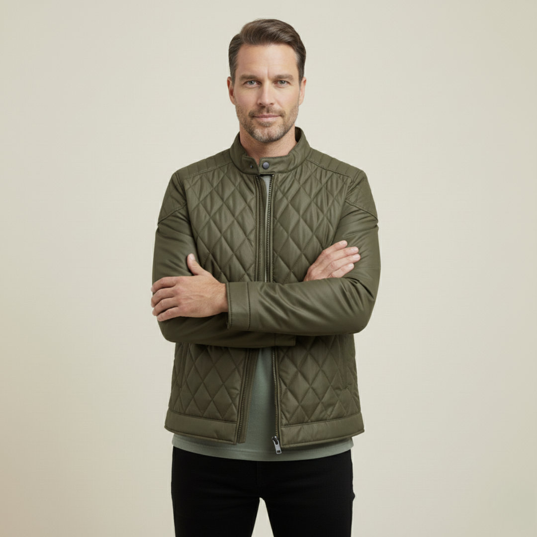 The Sheffield Men’s Lightweight Padded Quilted Jacket