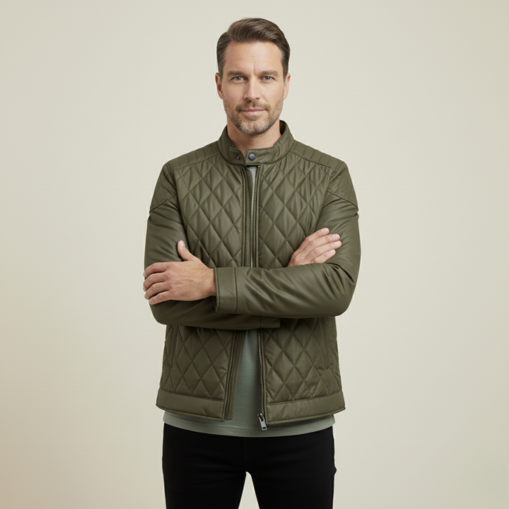 The Sheffield Men’s Lightweight Padded Quilted Jacket