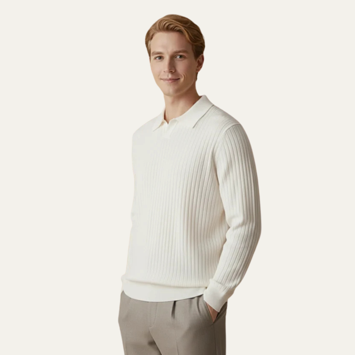 Men’s Ribbed Knit Sweater