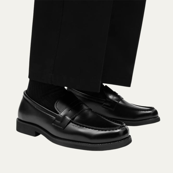 The Watercrest Hill Men’s Handmade Leather Penny Loafers
