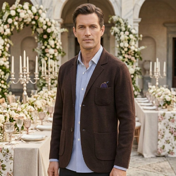 The Oxford Cotton Summer Blazer - Wedding Guest Men - Formal Occasions