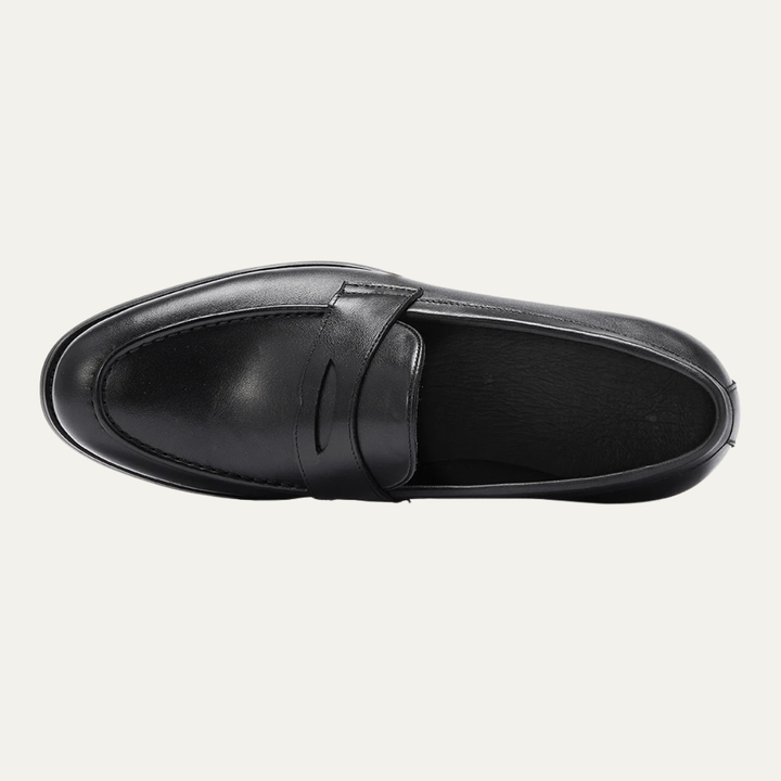 The Windmill Ridge Men's Breathable Leather Slip On Loafers