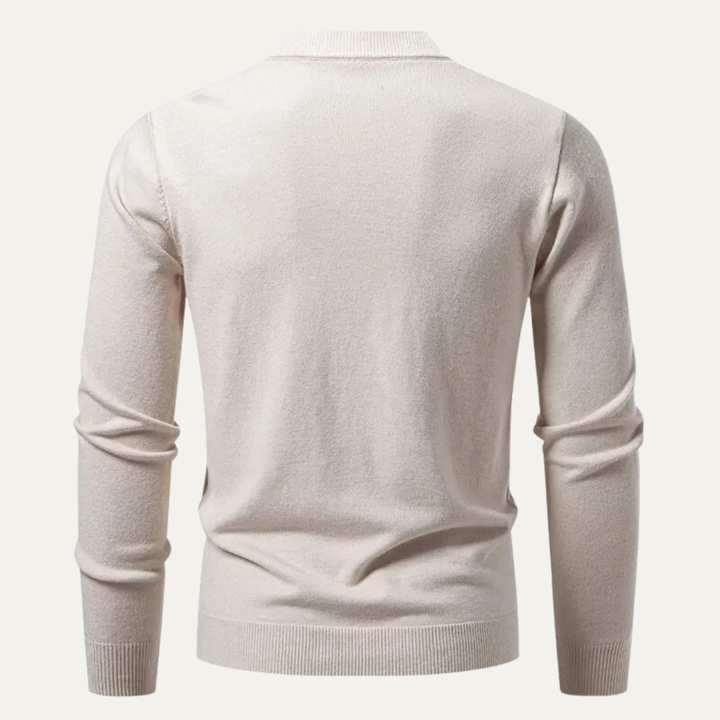 The Siracusa Men's Slim Fit Knit Cardigan