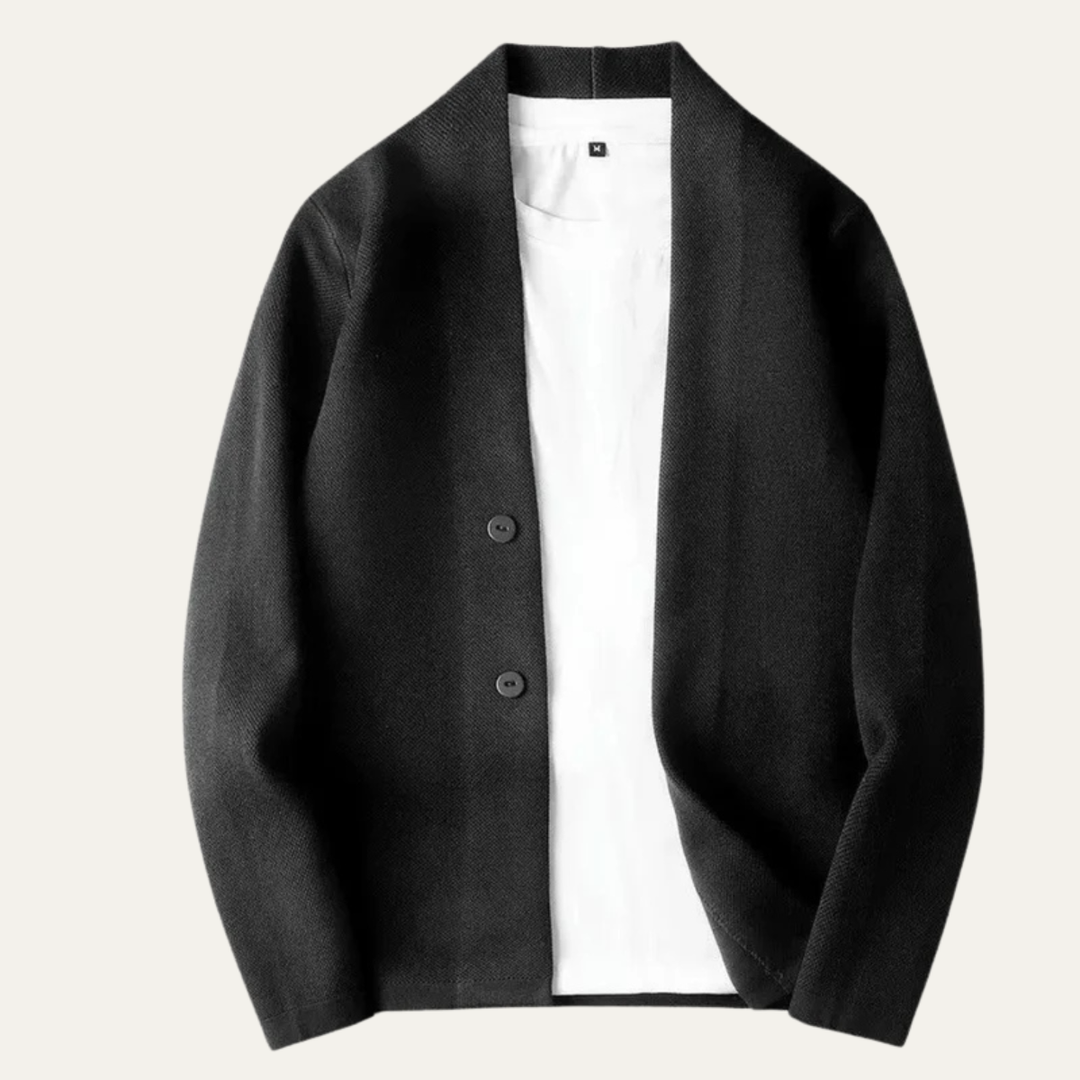 The Westbridge Men’s Casual Button Front Knitted Cardigan