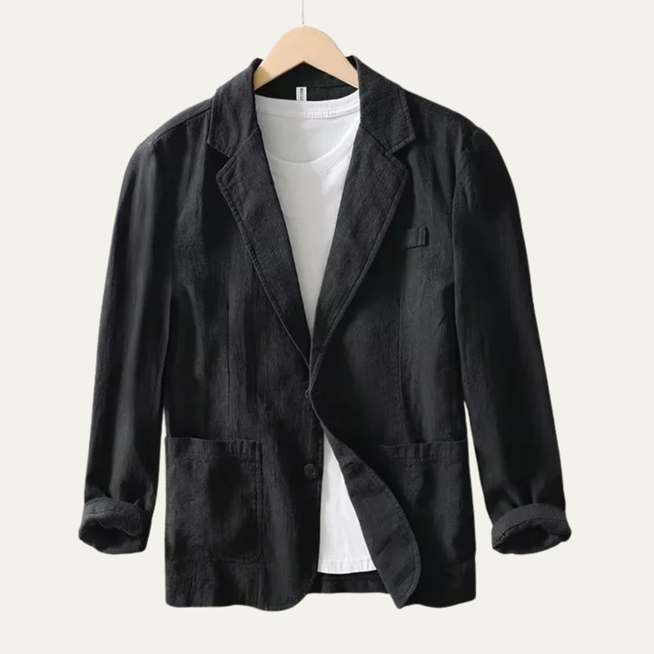 The Matera Men’s Lightweight Linen Blend Blazer