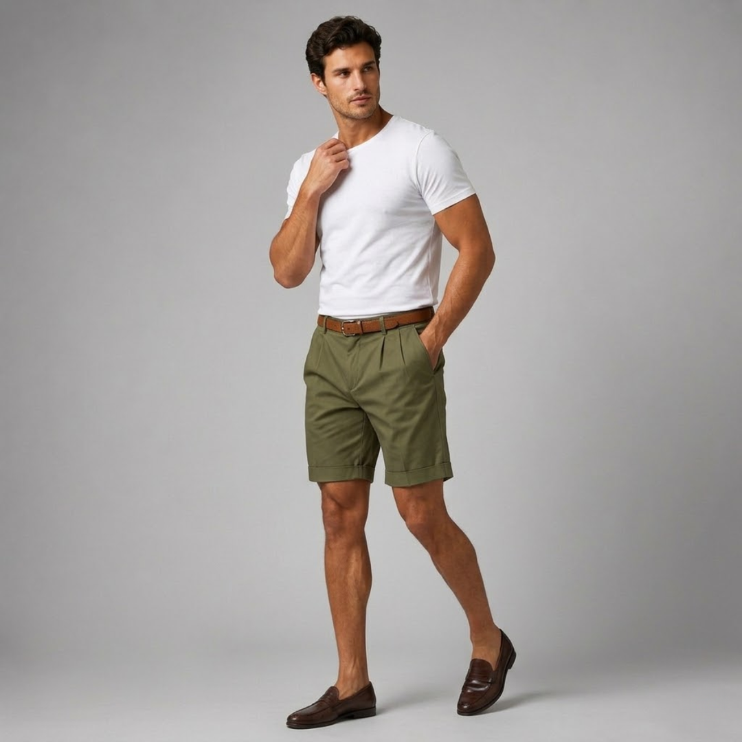 The Henwick Linen Shorts – Tailored Summer Shorts for Men