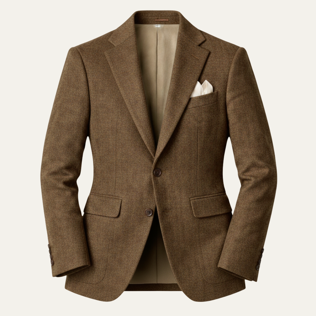 The Normandy Men’s Classic Tailored Single Breasted Blazer Jacket
