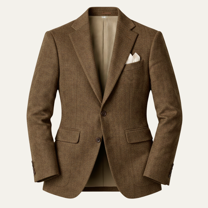The Normandy Men’s Classic Tailored Single Breasted Blazer Jacket