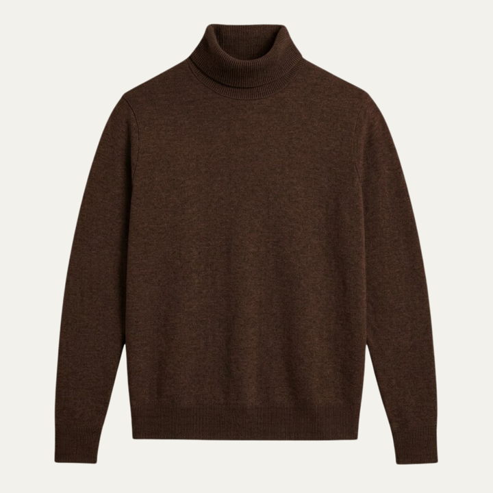The Banbury Men's Classic Turtleneck Knit Sweater