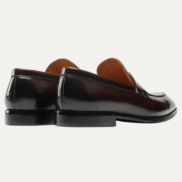 The Fairwood Ridge Men’s Calf Leather Slip On Dress Loafers