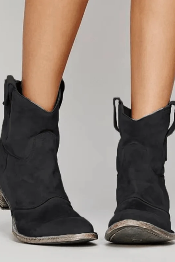 Women's Vintage Western Ankle Boots