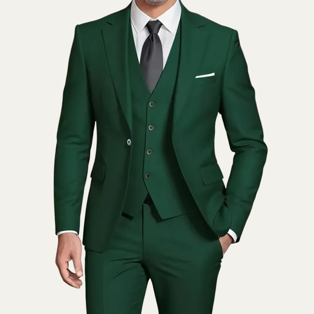 The Glendale Men’s Elegant Three Piece Formal Business Suit
