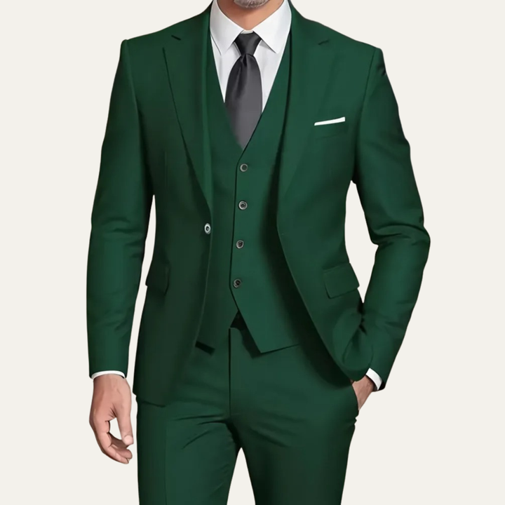 The Glendale Men’s Elegant Three Piece Formal Business Suit