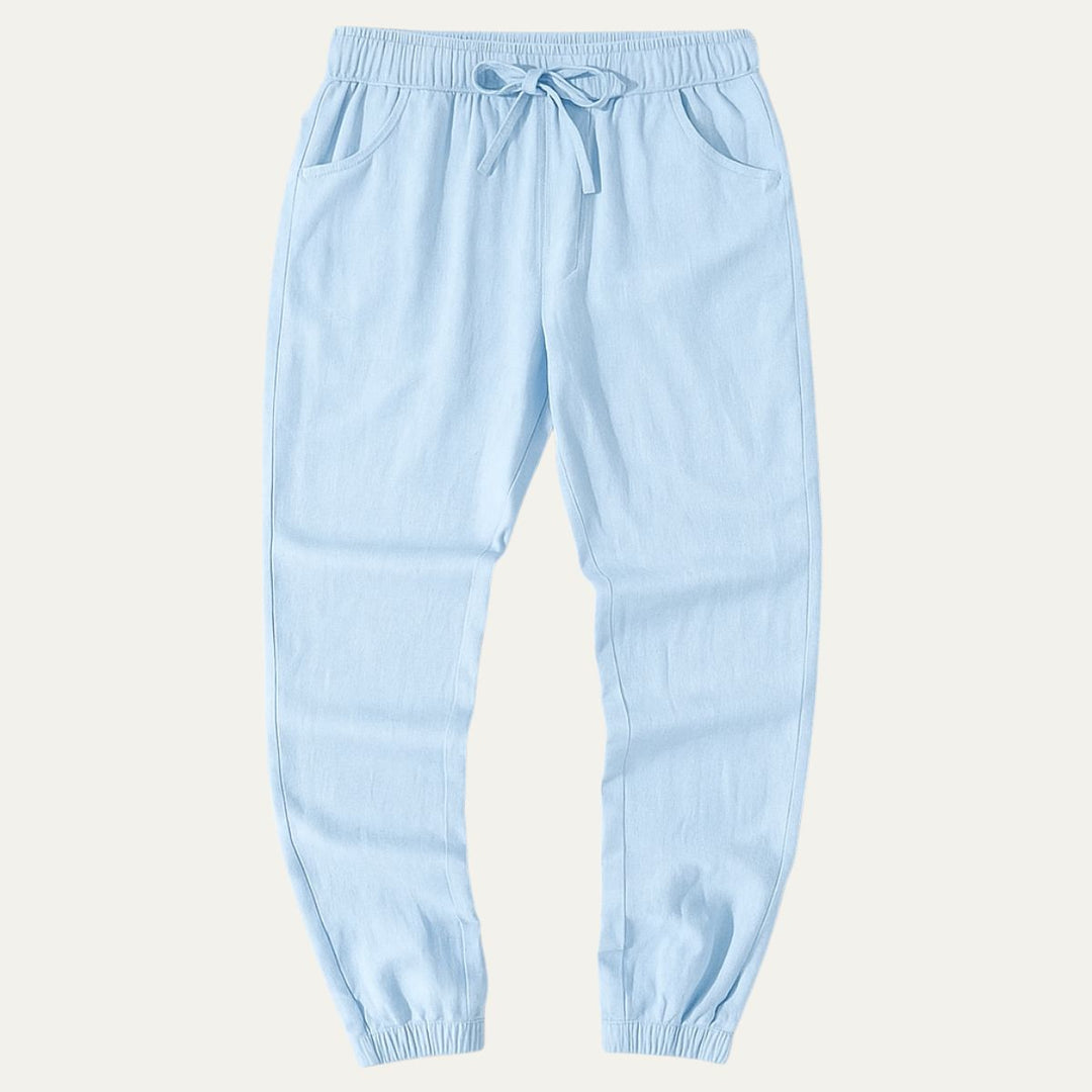 The Palermo Cotton Jogger – Lightweight Summer Pants for Men