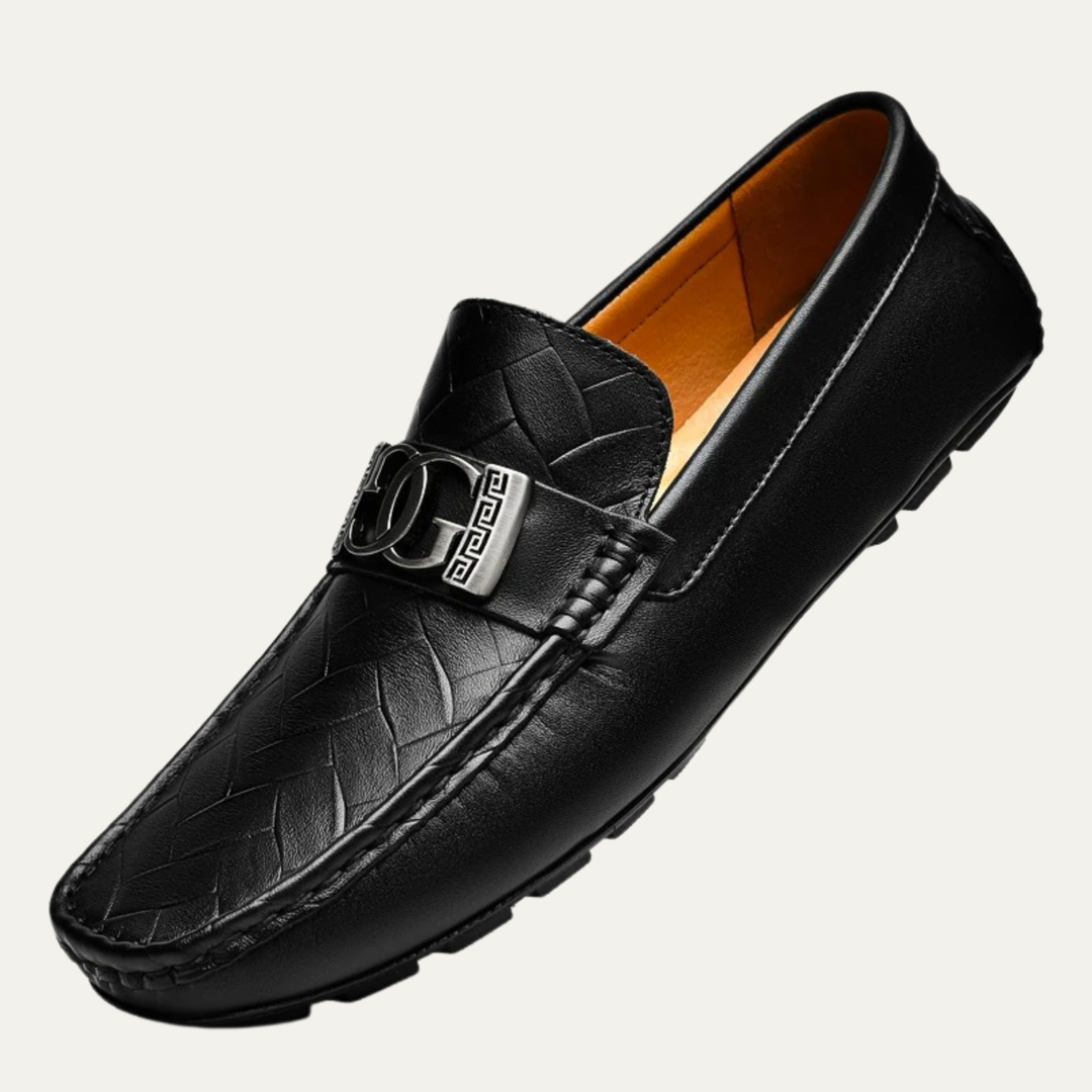 The Oakfield Ridge Men’s Top Grain Cowhide Leather Slip On Loafers