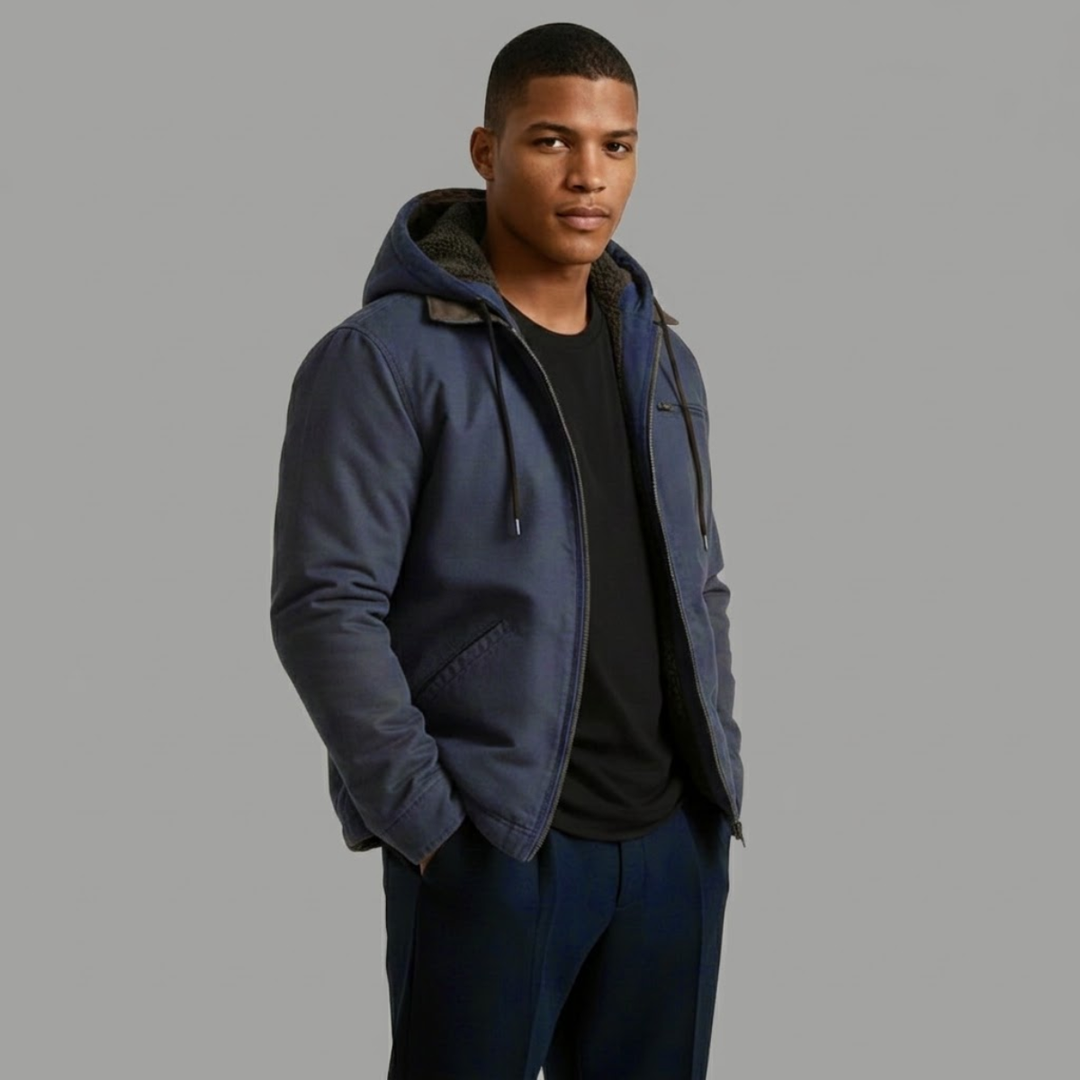 The Westwood Men’s Winter Warm Fleece Lined Hooded Jacket