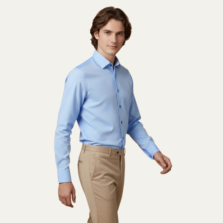 The Pisa Men’s Timeless Long Sleeve Button Shirt