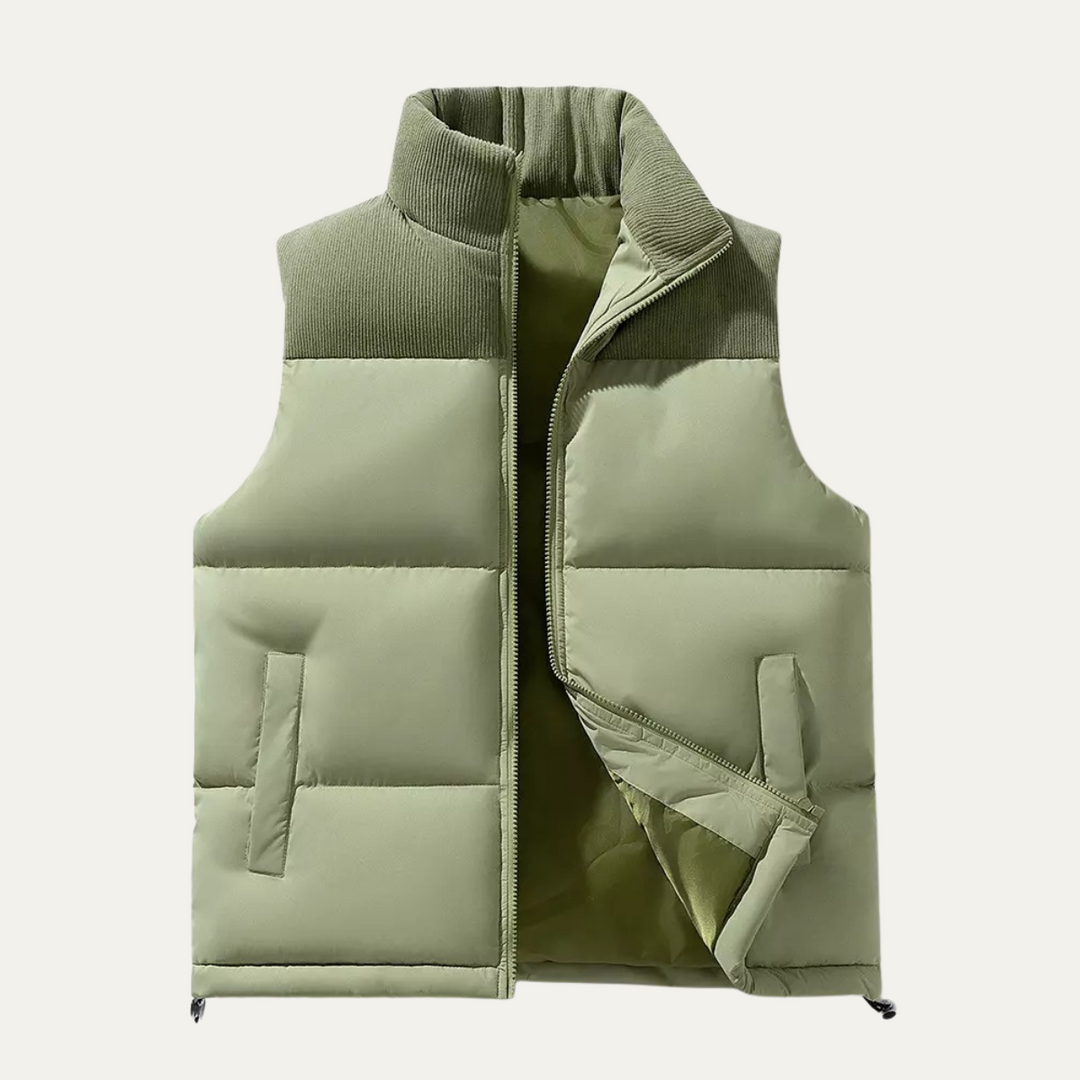 The Port Isaac Men's Stylish Quilted Puffer Vest