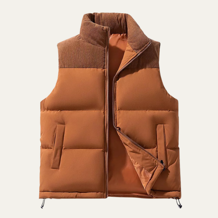The Port Isaac Men's Stylish Quilted Puffer Vest