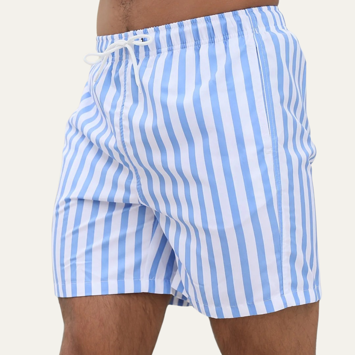 The Tolmezzo Men's Striped Swim Shorts