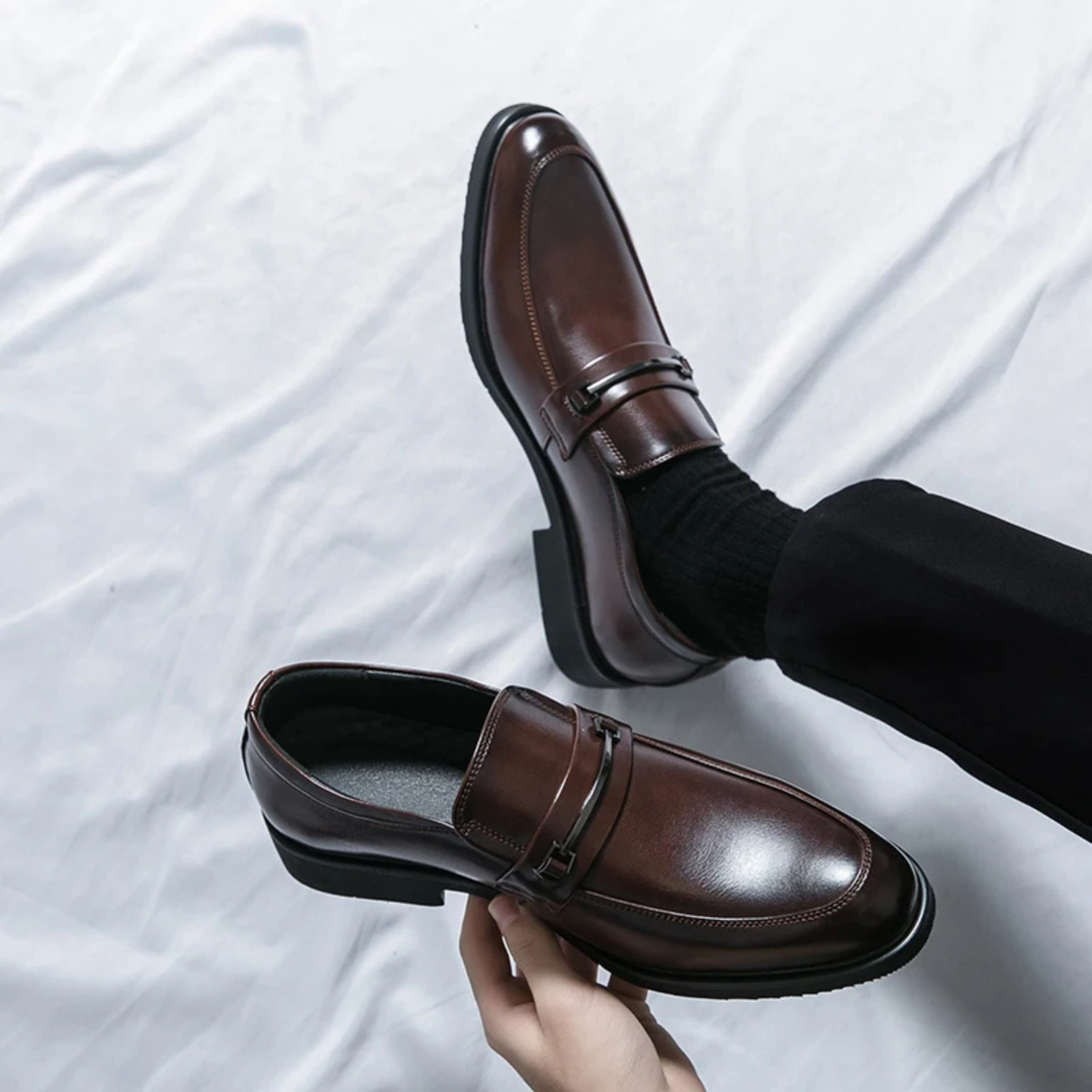 The Bronte Men’s Formal Leather Slip On Business Dress Shoes