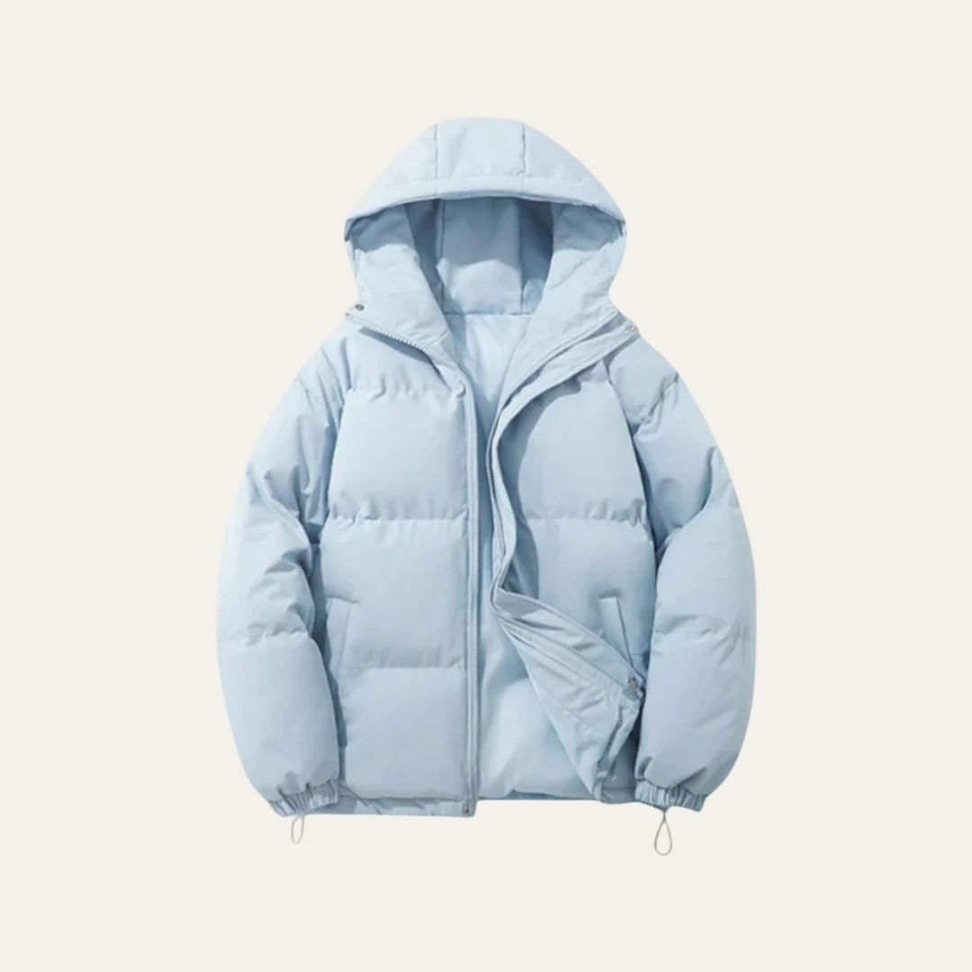 The Tallinn Men's Hooded Puffer Jacket - Waterproof Down Winter Coat