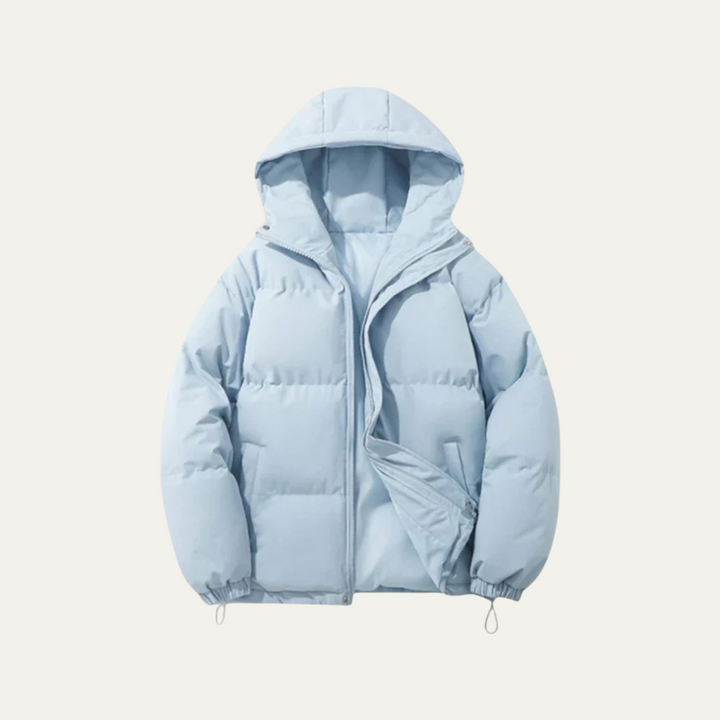The Tallinn Men's Hooded Puffer Jacket - Waterproof Down Winter Coat