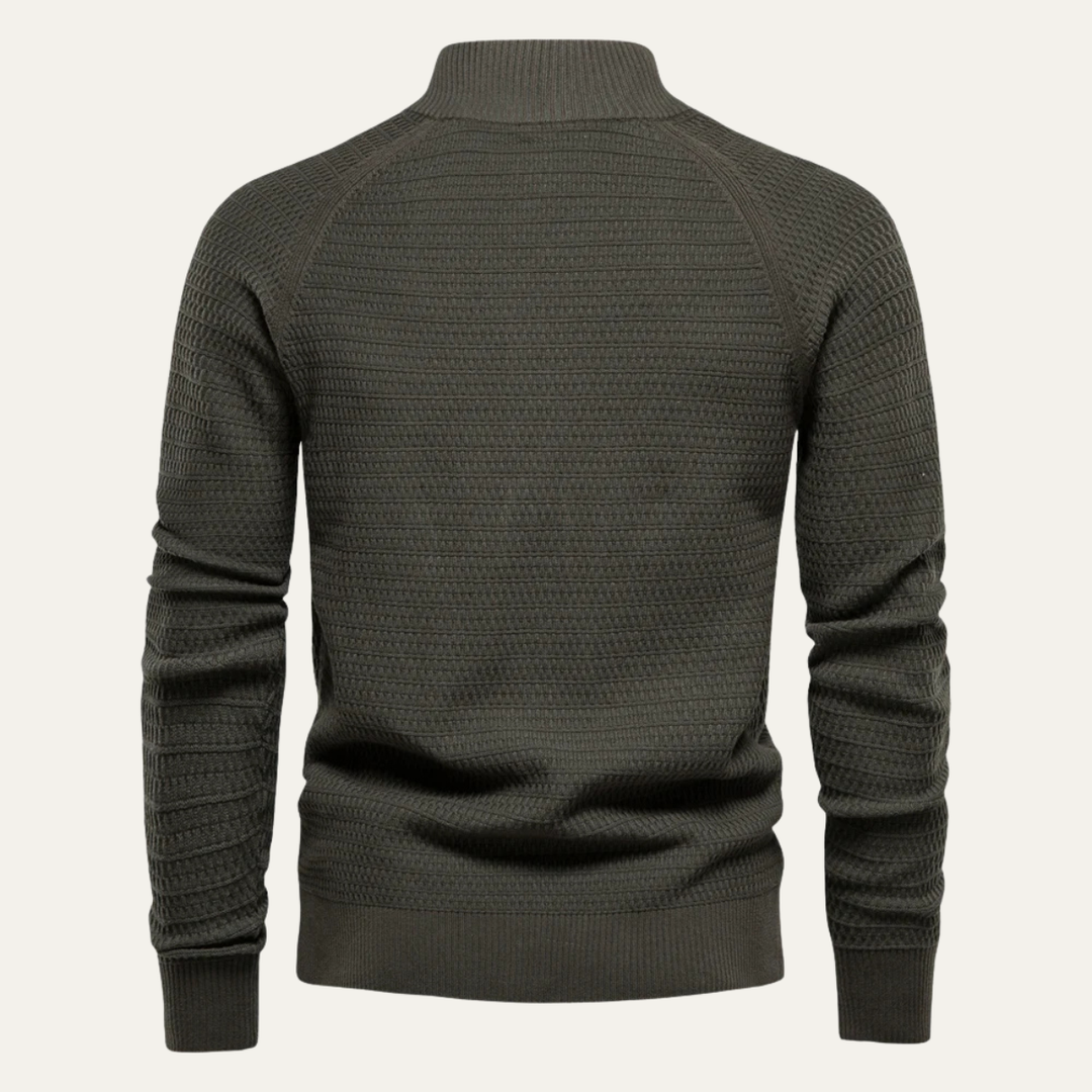 The Avellino Men's Knitted Winter Buttoned Cardigan