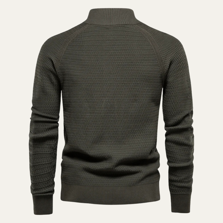 The Avellino Men's Knitted Winter Buttoned Cardigan