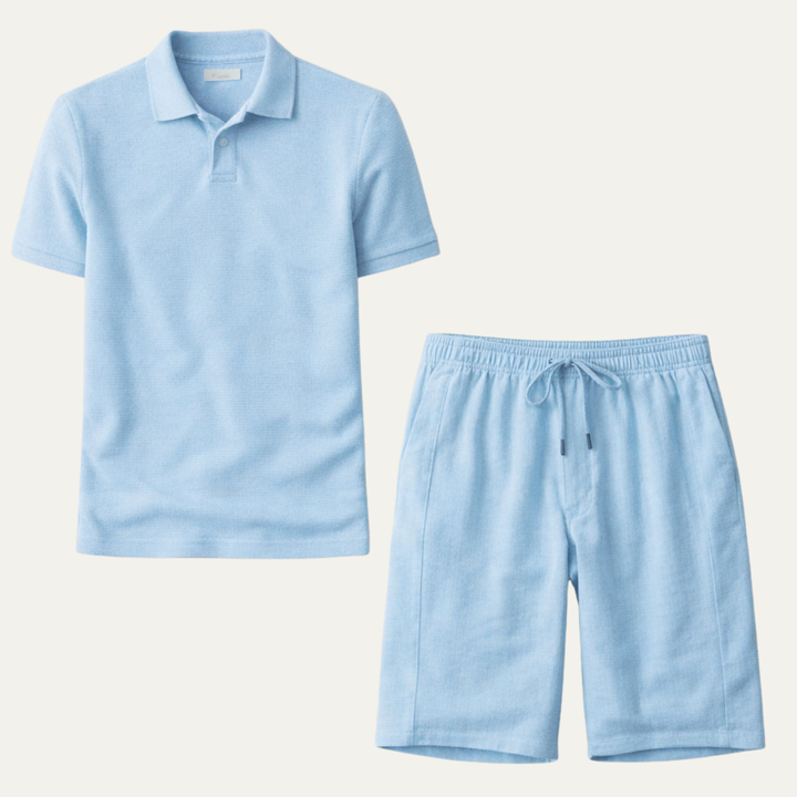 The Rivermoor Men’s Trendy Co Ord Set –  Shirt & Shorts