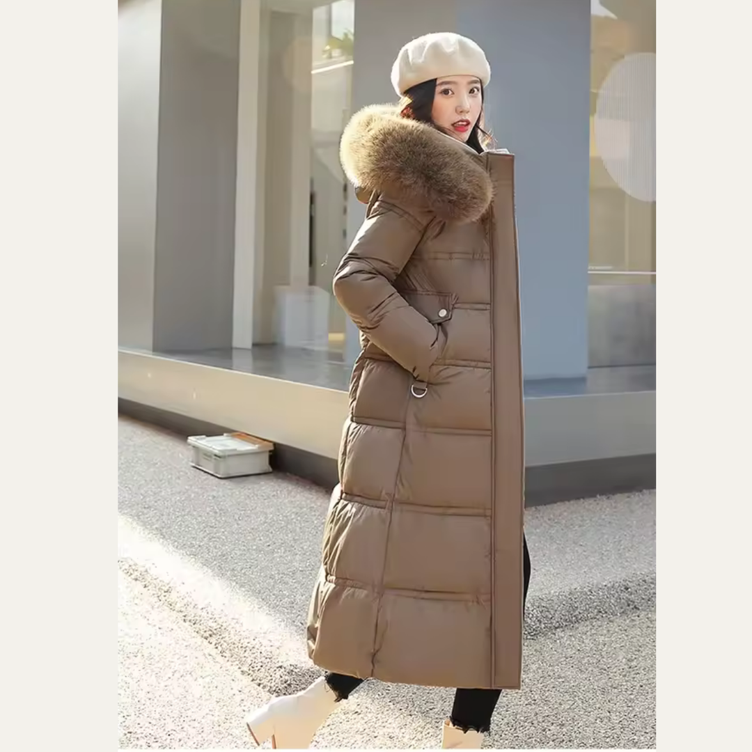 Women's Hooded Quilted Puffer Coat