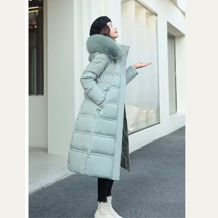 Women's Hooded Quilted Puffer Coat