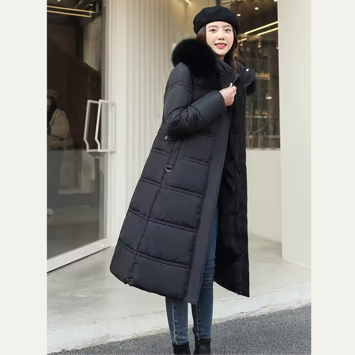 Women's Hooded Quilted Puffer Coat