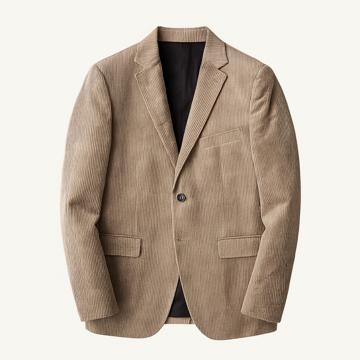 The Riccione Men’s Winter Slim Fit Casual Corduroy Blazer Jacket