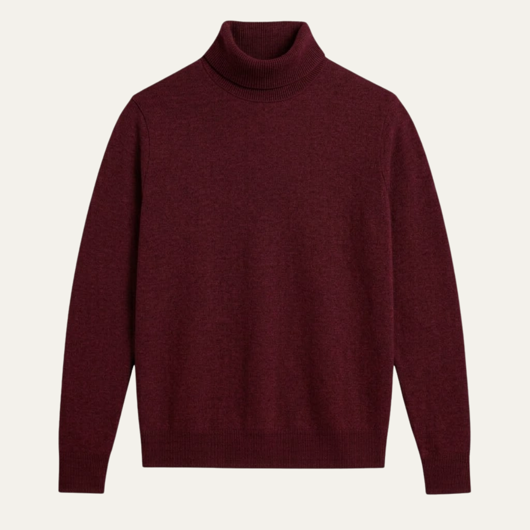 The Banbury Men's Classic Turtleneck Knit Sweater