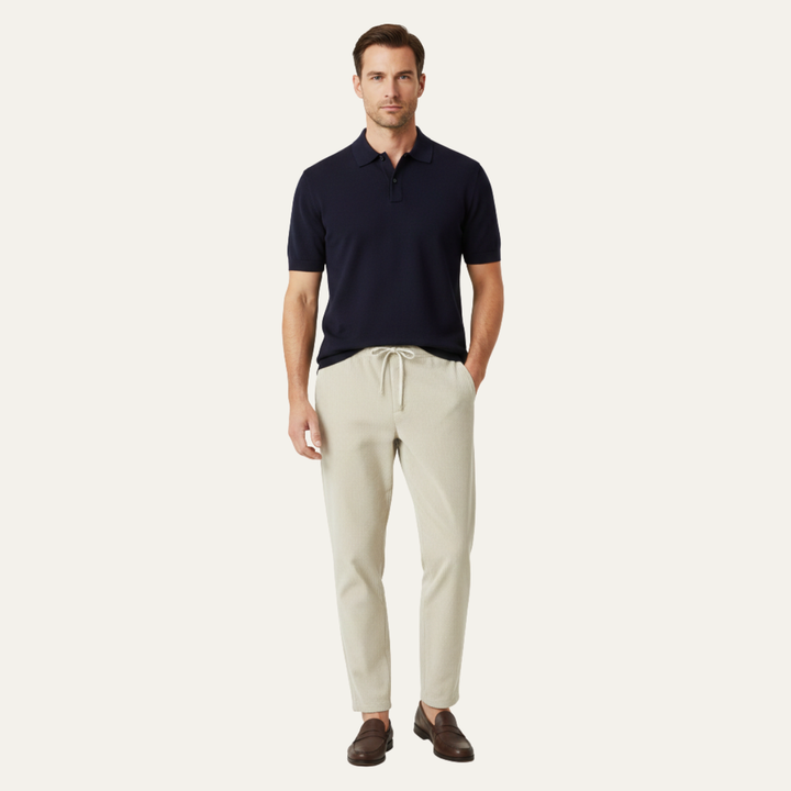 The Barrington Men’s Casual Ribbed Slim Fit Lightweight Pants