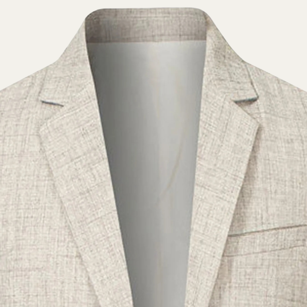 The Brenton Men's Smart Casual Slim Fit Cotton Blazer - Wedding Guest