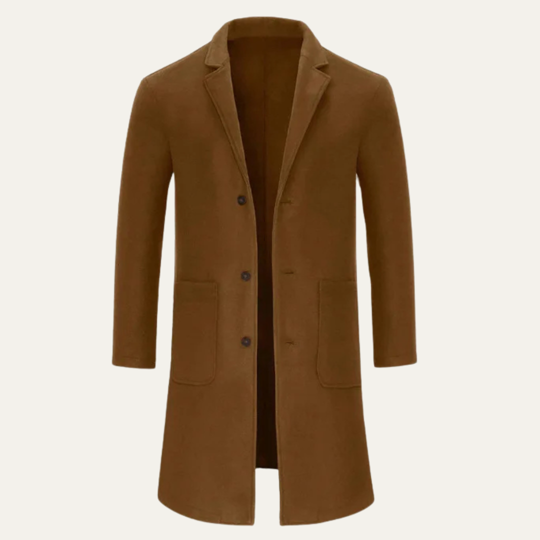 The Richmond Men’s Classic Winter Slim Fit Overcoat